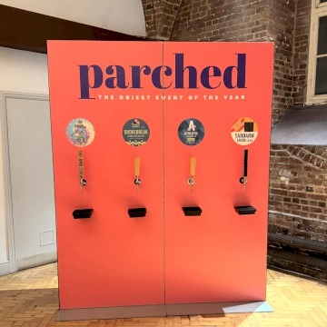 2m Branded Drinks Wall