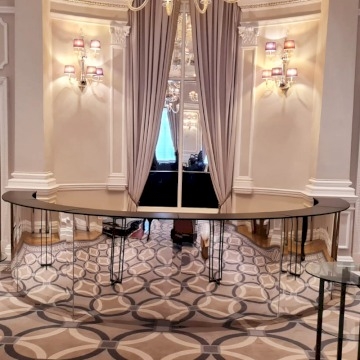 4m Silver Mirror Circular Bar - FULL CIRCLE