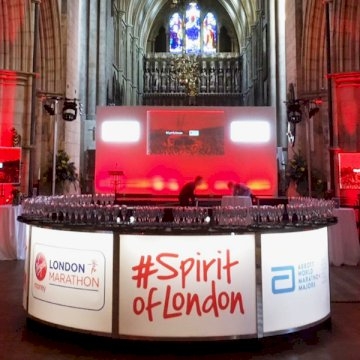 4m Foamex Circular Bar - HALF CIRCLE