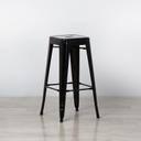 Black Tolix Style Stool
