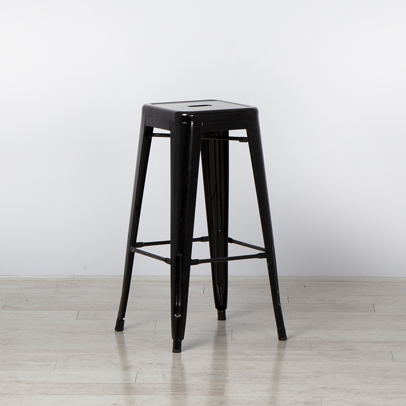 Black Tolix Style Stool