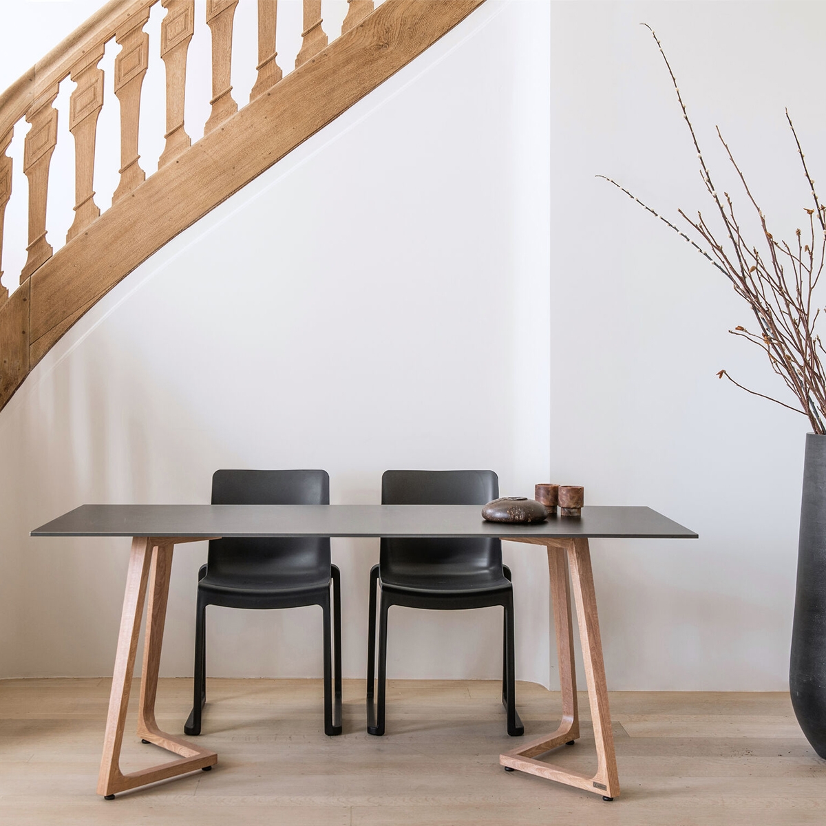 Kansas Linking Chair - Black