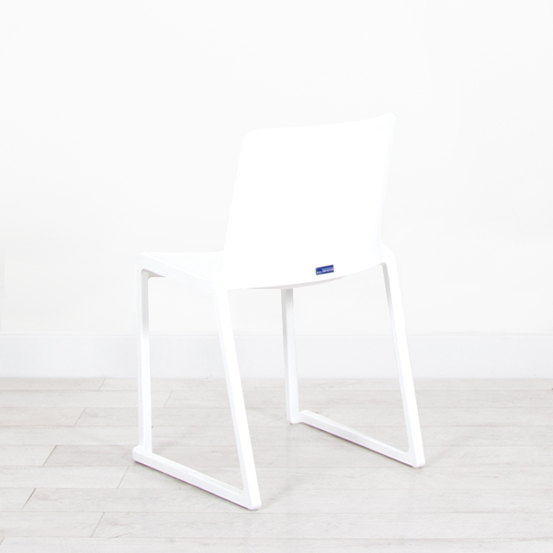 Kansas Linking Chair - White