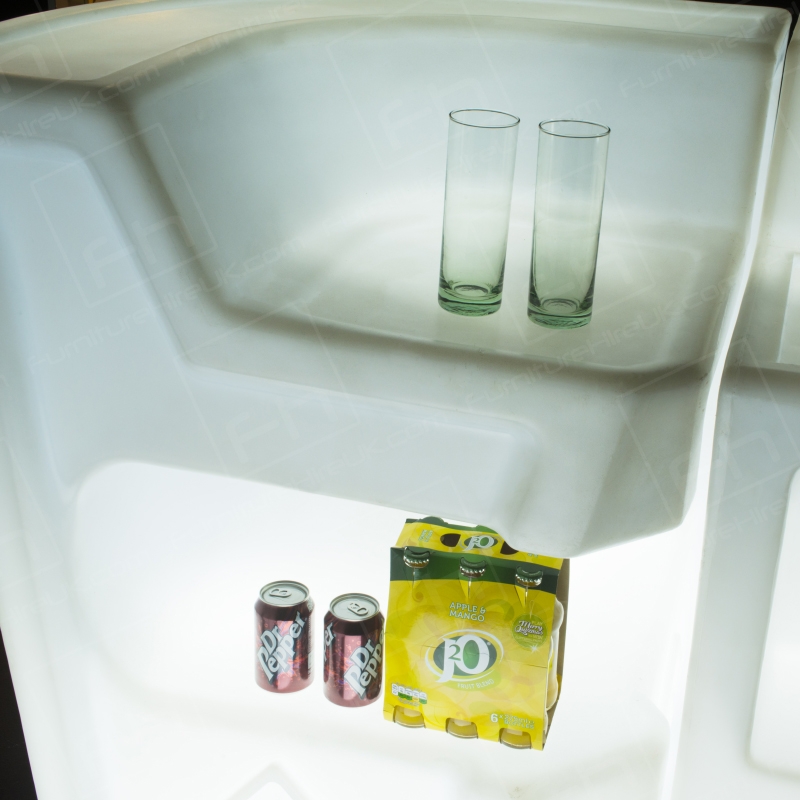 LED Colour-Changing Corner Bar