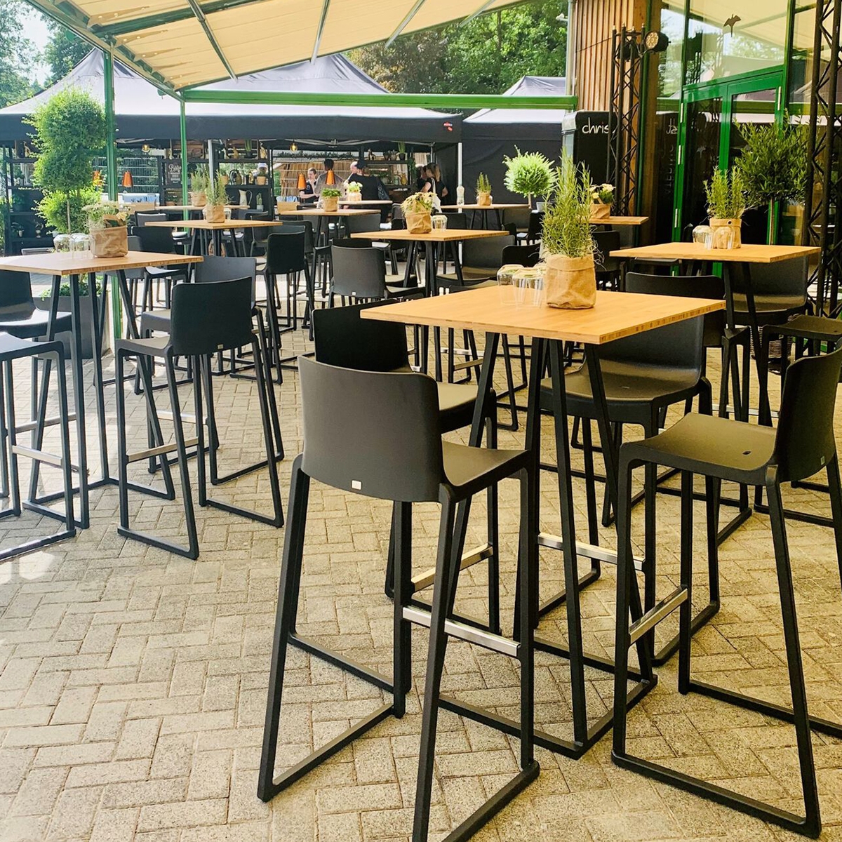 Kansas Linking Stool - Black