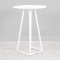 Dallas Round Poseur Table - White