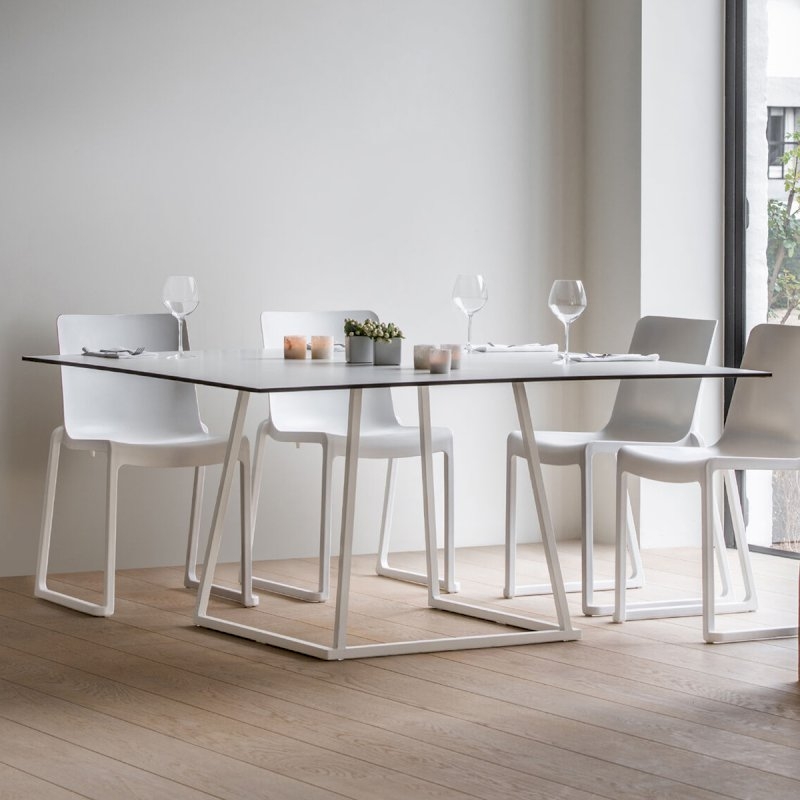 Kansas Linking Chair - White