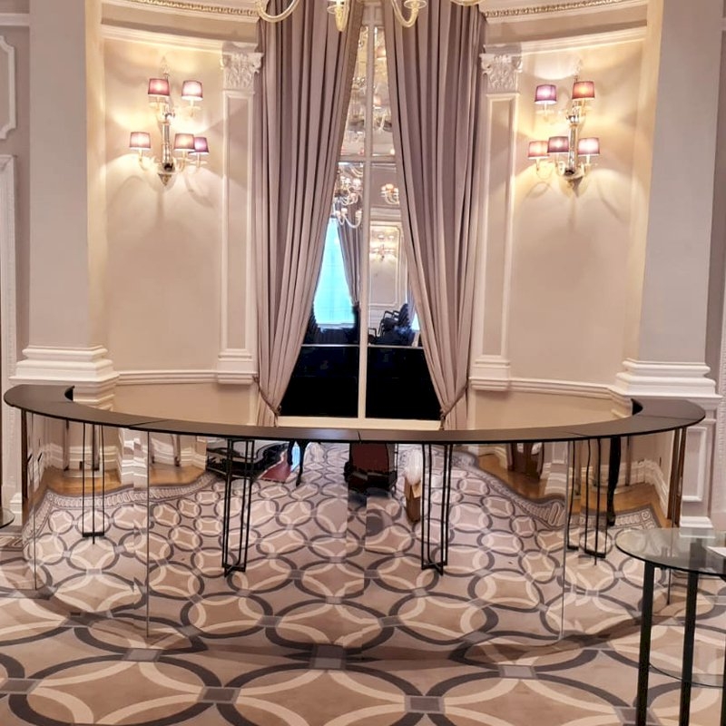 4m Silver Mirror Circular Bar - FULL CIRCLE