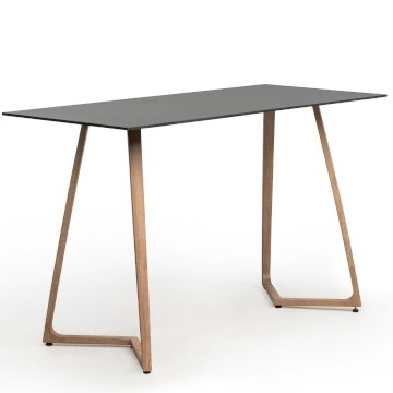 Boston Double Poseur Table - Black Boston Double Poseur Table - Black