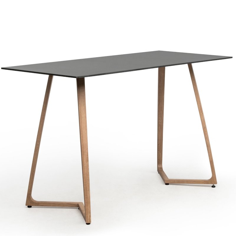 Boston Double Poseur Table - Black