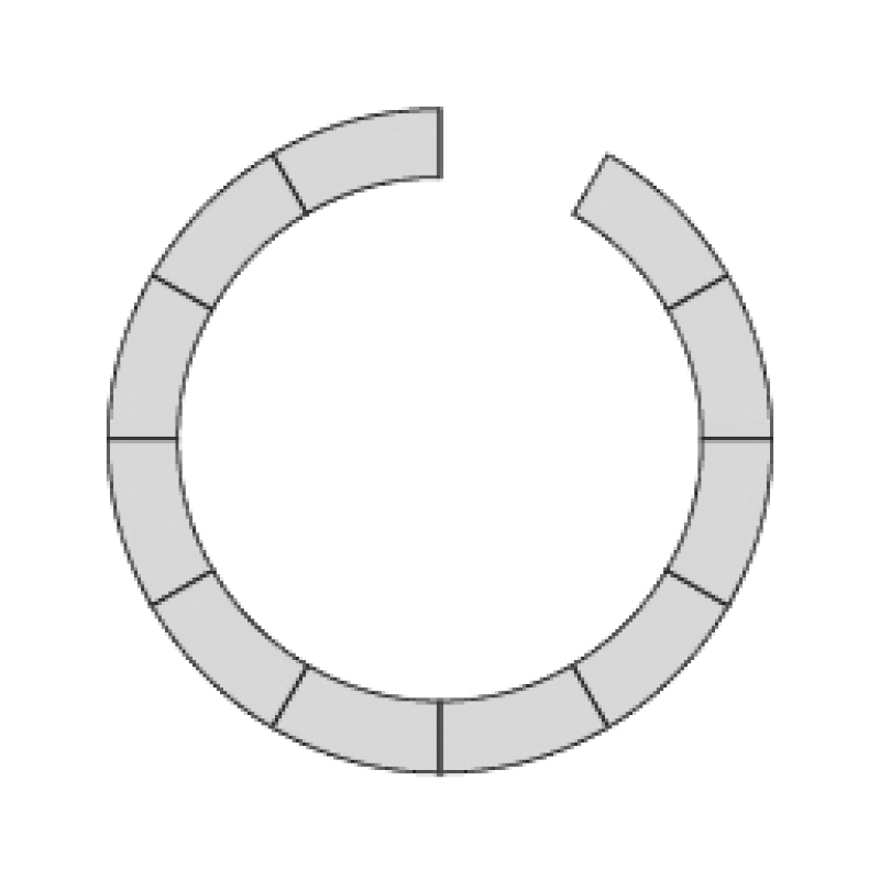 Circular Modular Bar (4.2m)