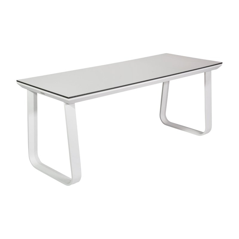 Utah Double Bistro Table - White Base White Top