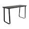 Utah Double Poseur Table - Black Base Black Top