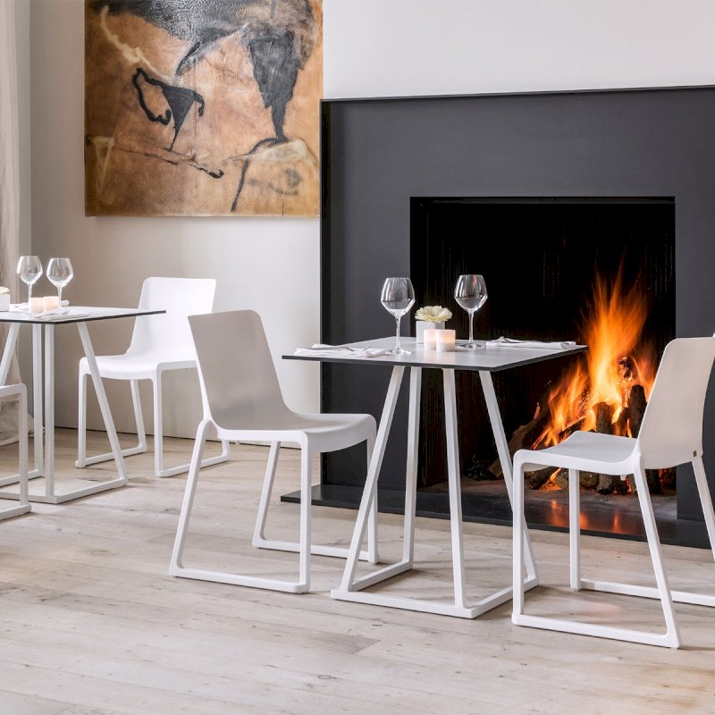 Kansas Linking Chair - White