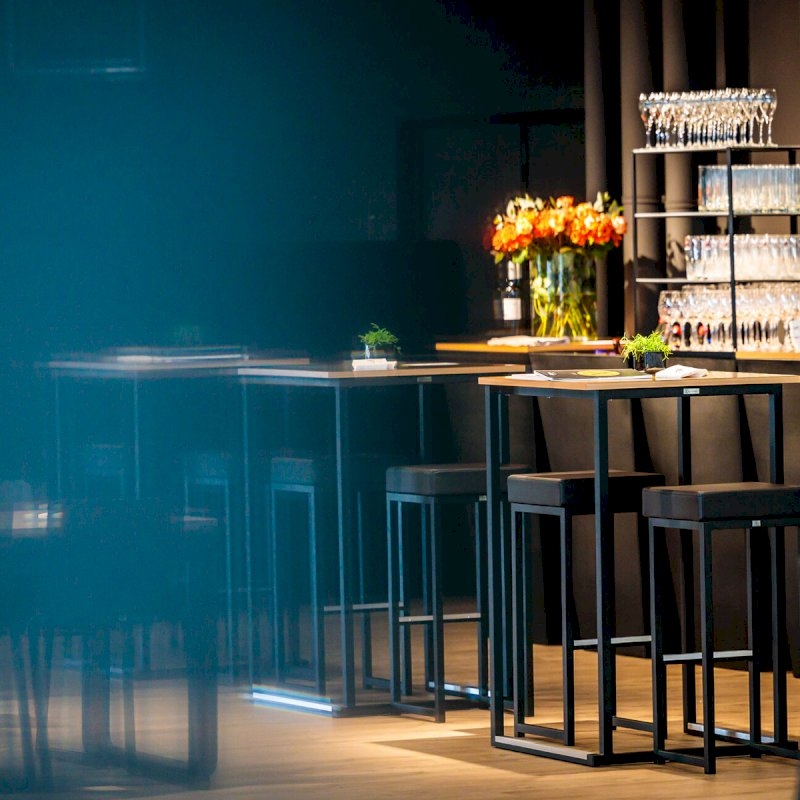 Nevada Box Frame Table - Black