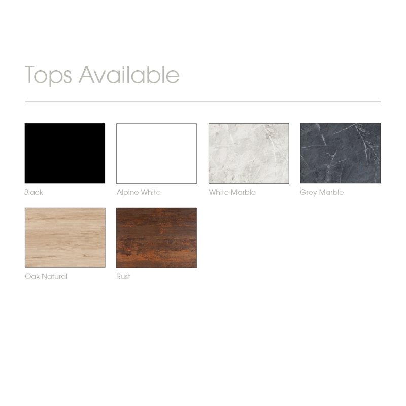 Dallas Round Poseur Table - White